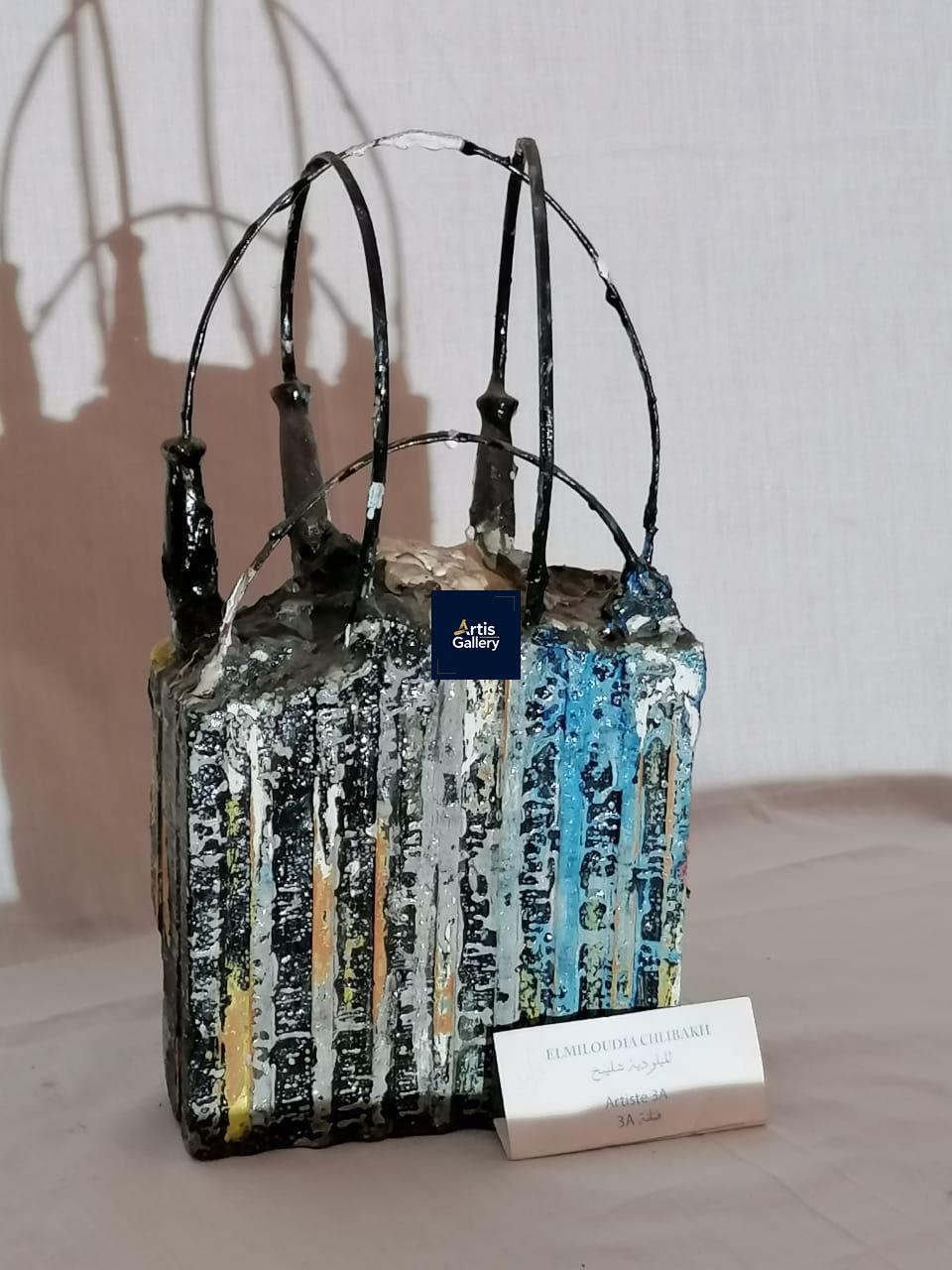 Sculpture urbaine industrielle